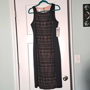 New Maggy London dress/ black and nude / tags / very pretty